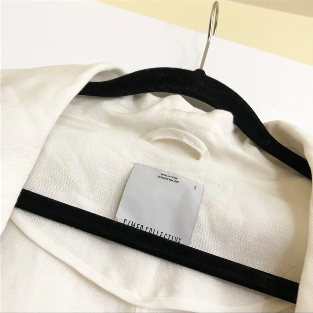 C/MEO COLLECTIVE White Linen Blazer - Picture 8 of 8